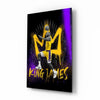 King James Glass Wall Art || Designer Collection by Insigneart USA