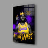 King James Glass Wall Art || Designer Collection by Insigneart USA