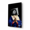 Contemporary Virgin Glass Wall Art || Designer Collection by Insigneart USA