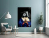Contemporary Virgin Glass Wall Art || Designer Collection by Insigneart USA