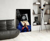 Contemporary Virgin Glass Wall Art || Designer Collection by Insigneart USA