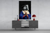 Contemporary Virgin Glass Wall Art || Designer Collection by Insigneart USA