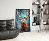 Deer Glass Wall Art || Designer Collection by Insigneart USA
