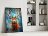 Deer Glass Wall Art || Designer Collection by Insigneart USA