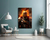 Warrior Glass Wall Art || Designer Collection by Insigneart USA