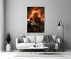Warrior Glass Wall Art || Designer Collection by Insigneart USA