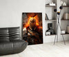 Warrior Glass Wall Art || Designer Collection by Insigneart USA