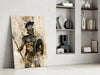 Gladiator Glass Wall Art || Designer Collection by Insigneart USA
