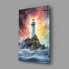 Lighthouse Glass Wall Art || Designer Collection by Insigneart USA