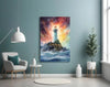 Lighthouse Glass Wall Art || Designer Collection by Insigneart USA