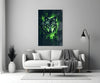 Wolf Glass Wall Art || Designer Collection by Insigneart USA