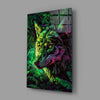 Wolf Glass Wall Art || Designer Collection by Insigneart USA