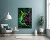 Wolf Glass Wall Art || Designer Collection by Insigneart USA