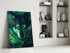 Wolf Glass Wall Art || Designer Collection by Insigneart USA