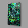 Wolf Glass Wall Art || Designer Collection by Insigneart USA