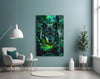 Wolf Glass Wall Art || Designer Collection by Insigneart USA