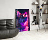 Dog with Glasses Glass Wall Art || Designer Collection by Insigneart USA