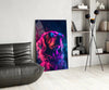 Dog with Glasses Glass Wall Art || Designer Collection by Insigneart USA