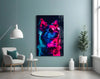 Dog with Glasses Glass Wall Art || Designer Collection by Insigneart USA