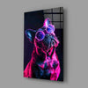 Dog with Glasses Glass Wall Art || Designer Collection by Insigneart USA