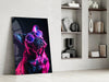Dog with Glasses Glass Wall Art || Designer Collection by Insigneart USA