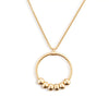Becalm Gold Fidget 30Necklace from the becalm comfort collection by Demdaco Breathe in breathe out Embrace the calm in your day by DoodleBug's