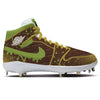 "Dubai Chocolate" Jordan 1 Retro Cleats by Stadium Custom Kicks