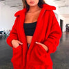 Durable Autumn Winter Faux Fur Coat For Women Casual Warm Soft Zipper Fur Jacket Plush Overcoat Pocket Plus Size Teddy Coat For Female by Stevvex