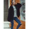 Durable Autumn Winter Faux Fur Coat For Women Casual Warm Soft Zipper Fur Jacket Plush Overcoat Pocket Plus Size Teddy Coat For Female by Stevvex
