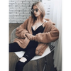 Durable Autumn Winter Faux Fur Coat For Women Casual Warm Soft Zipper Fur Jacket Plush Overcoat Pocket Plus Size Teddy Coat For Female by Stevvex