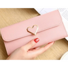 Durable Purses Luxury Love Heart Wallets For Ladies And Girls Smart Money Pocket, Card Holder Female Wallets And Phone Clutch Bag by Stevvex