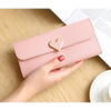 Durable Purses Luxury Love Heart Wallets For Ladies And Girls Smart Money Pocket, Card Holder Female Wallets And Phone Clutch Bag by Stevvex