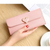 Durable Purses Luxury Love Heart Wallets For Ladies And Girls Smart Money Pocket, Card Holder Female Wallets And Phone Clutch Bag by Stevvex