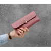 Durable Purses Luxury Love Heart Wallets For Ladies And Girls Smart Money Pocket, Card Holder Female Wallets And Phone Clutch Bag by Stevvex