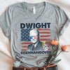Eisenhangover 4th of July V-Neck Shirt – Funny Dwight Eisenhower Boozy V-Neck Tee by Adorb Custom Tees