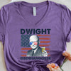 Eisenhangover 4th of July V-Neck Shirt – Funny Dwight Eisenhower Boozy V-Neck Tee by Adorb Custom Tees