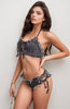 Denim Bra and Panty Set by 3wishes.com