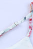 White Floral Spaghetti Straps Wide Leg Jumpsuit