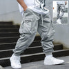 Men’s Multi‑Pocket Drawstring Cargo Pants by FitiqueFit