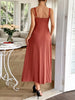 Contrast Wide Strap Midi Cami Dress by Wild and Free Boutique