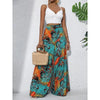 Women’s Printed High‑Waist Wide‑Leg Palazzo Pants by FitiqueFit