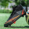 Football Boots Men's High Top AG Spike Artificial Turf by My Store