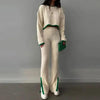 Women’s Casual Color-Block Two-Piece Set by FitiqueFit