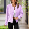 Ribbed Button-Up Knit Shacket by FitiqueFit
