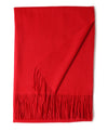 New Solid Color Wool Long Beard Warm Tassel Scarf Thick