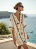 Women's Printed Loose A-Line Beach Midi Dress – Vacation Resort by FitiqueFit