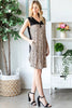 Full Size Sleeveless Animal Print Mini Dress – Bold Animal Print Dress, Fierce Mini Dress, Statement Animal Print Dress, Sleeveless Bold Dress, Trendy Animal Print Dress, Flattering Mini Dress, Chic Sleeveless Dress by Stevvex
