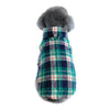 Winter Pet Dog Clothes Heavy Cotton Pet Clothes Jacket Plaid Zipper Down Jacket Pets Supplies by My Store