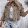Women’s Studded Denim Jacket by FitiqueFit