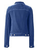 Casual Button-Up Long Sleeve Jacket with Chest Pockets and Relaxed Fit by Stevvex